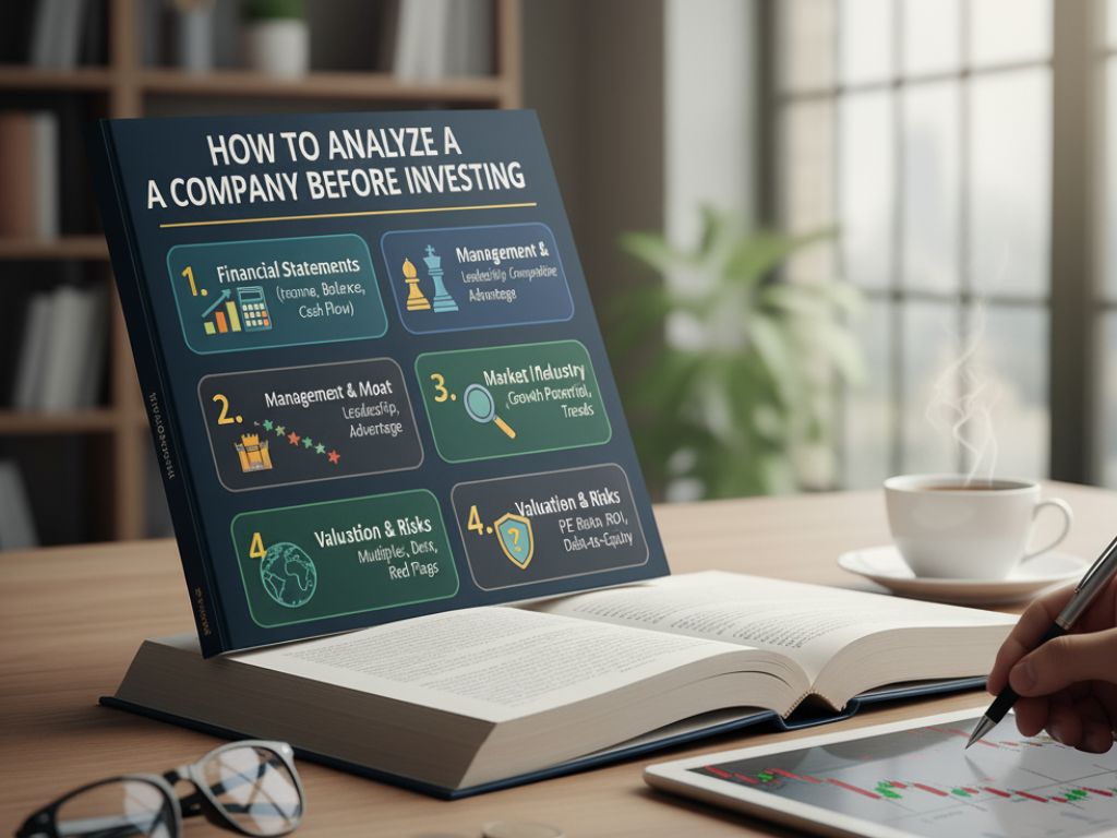 How to Analyze a Company Before Investing.